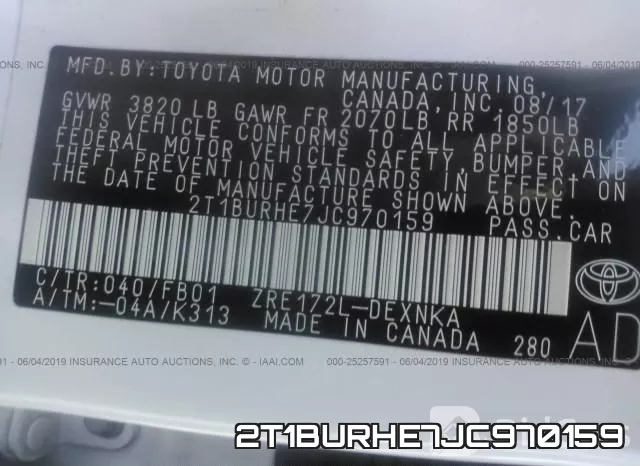 2T1BURHE7JC970159 фото 10