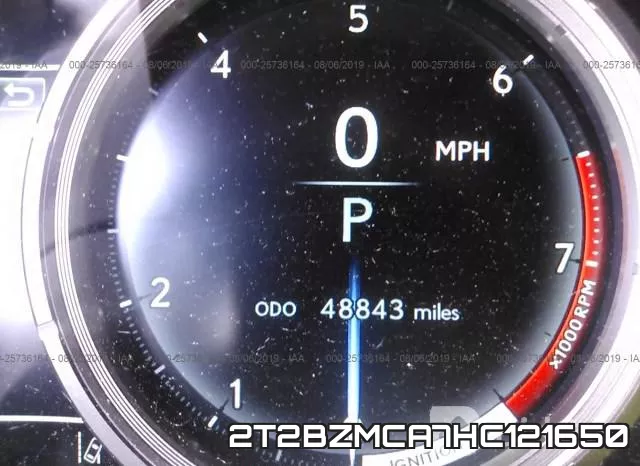 2T2BZMCA7HC121650 фото 8