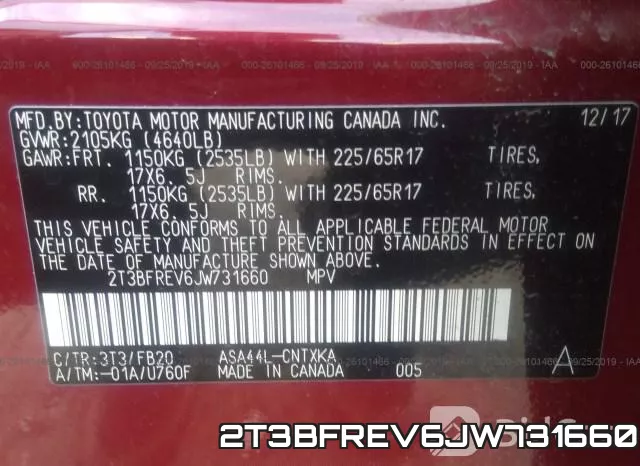 2T3BFREV6JW731660 фото 10