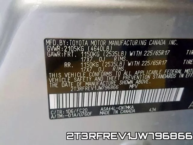 2T3RFREV1JW796866 фото 2