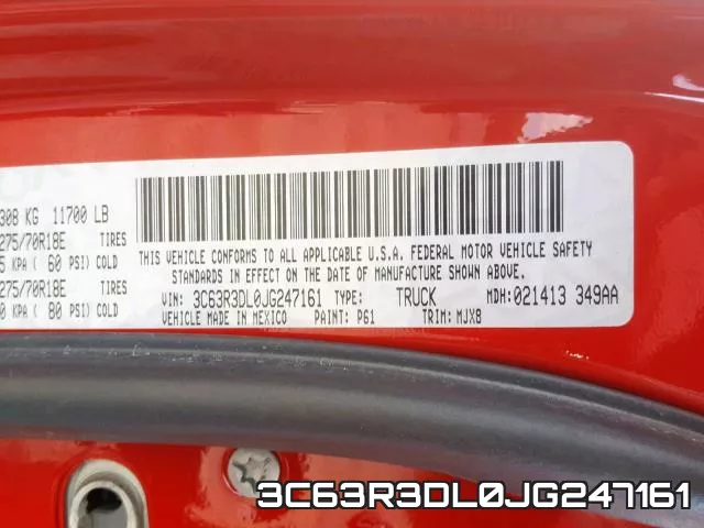 3C63R3DL0JG247161 фото 2