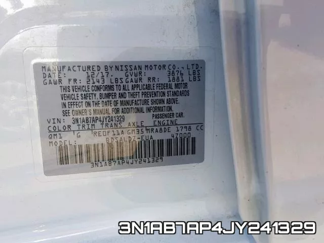 3N1AB7AP4JY241329 фото 2