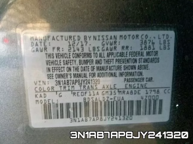 3N1AB7AP8JY241320 фото 2