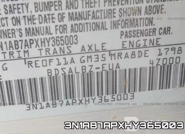 3N1AB7APXHY365003 фото 10