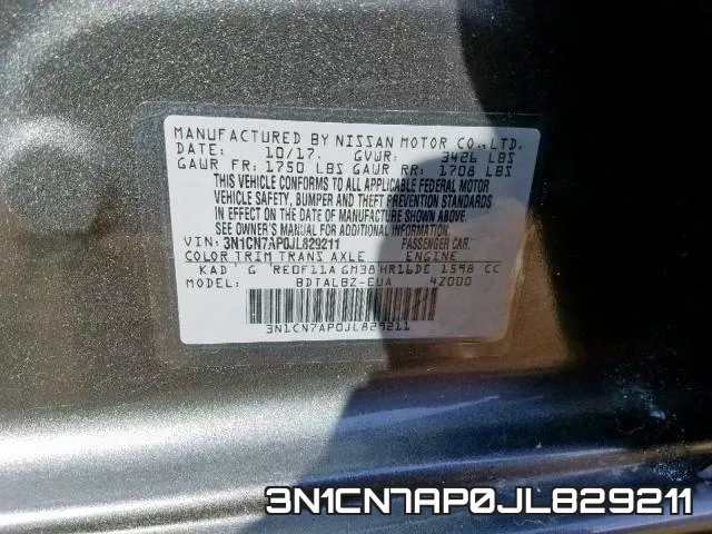 3N1CN7AP0JL829211 фото 2