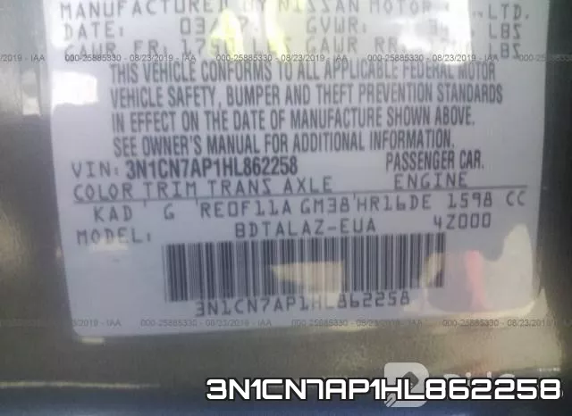 3N1CN7AP1HL862258 фото 10