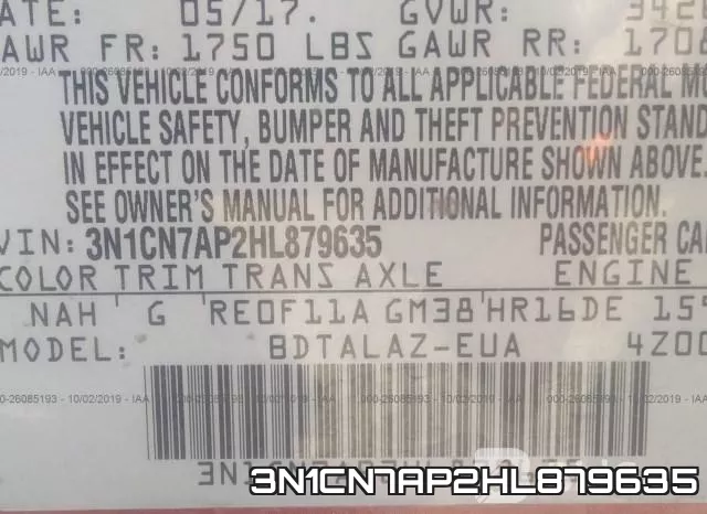 3N1CN7AP2HL879635 фото 10
