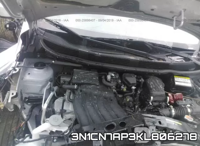 3N1CN7AP3KL806278 фото 2