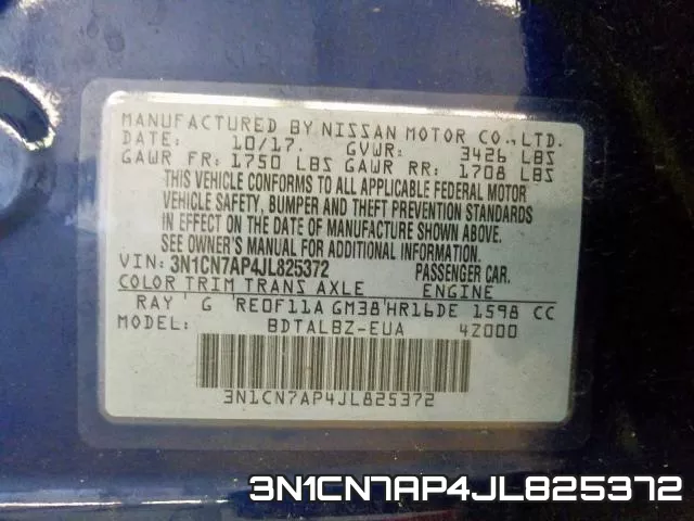 3N1CN7AP4JL825372 фото 2