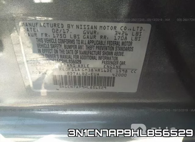 3N1CN7AP9HL856529 фото 10