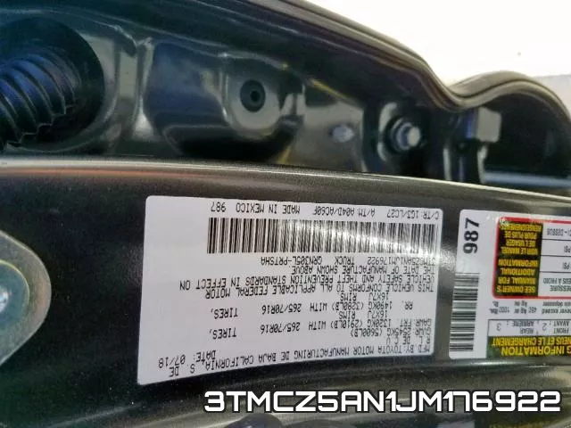 3TMCZ5AN1JM176922 фото 2