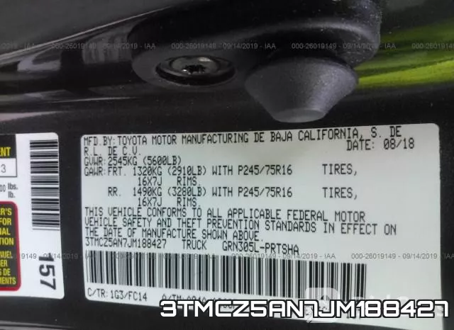 3TMCZ5AN7JM188427 фото 10