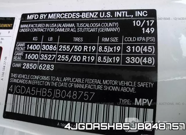 4JGDA5HB5JB048757 фото 10