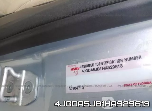 4JGDA5JB1HA929613 фото 10