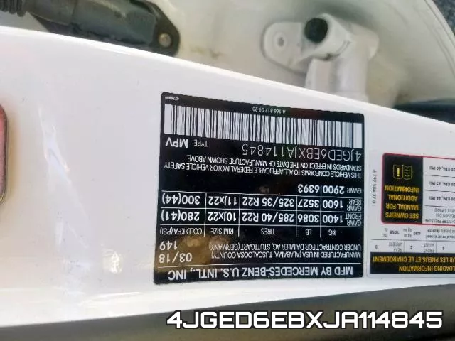 4JGED6EBXJA114845 фото 2