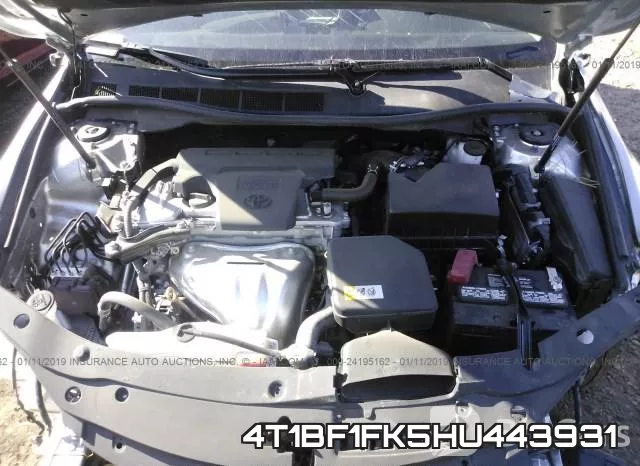 4T1BF1FK5HU443931 фото 2