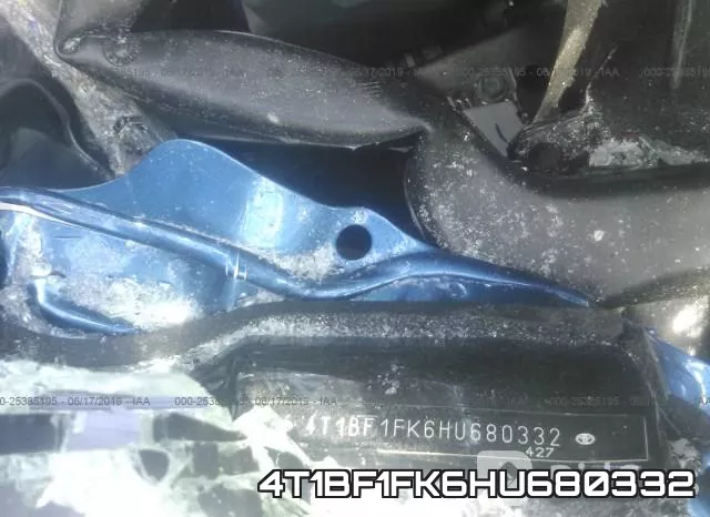 4T1BF1FK6HU680332 фото 10