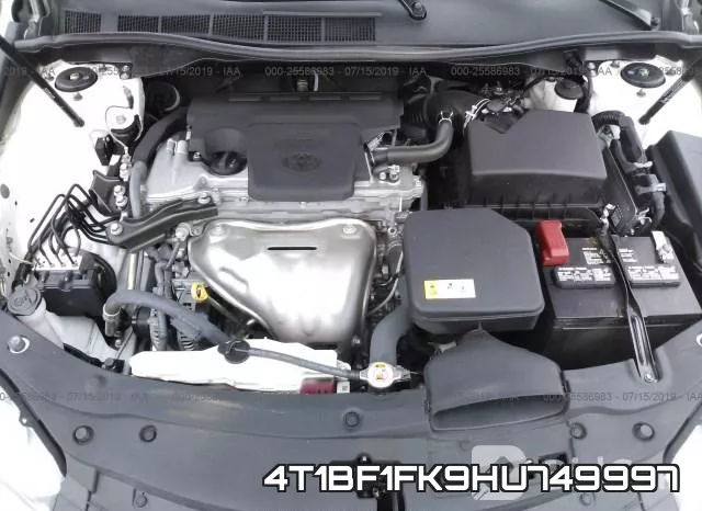 4T1BF1FK9HU749997 фото 2