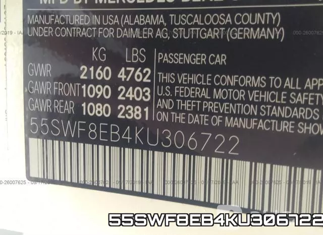 55SWF8EB4KU306722 фото 10