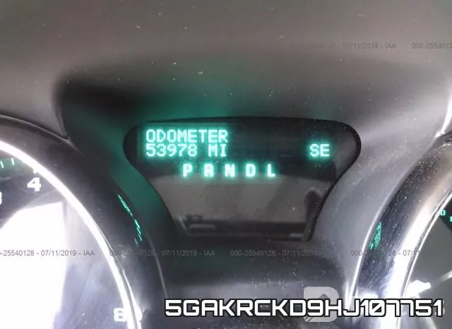 5GAKRCKD9HJ107751 фото 8