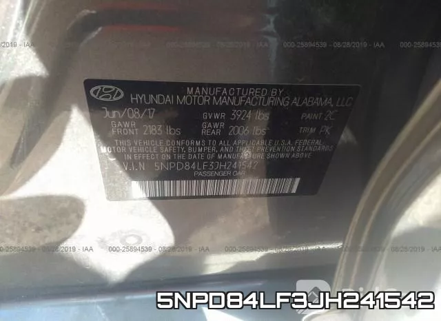 5NPD84LF3JH241542 фото 10