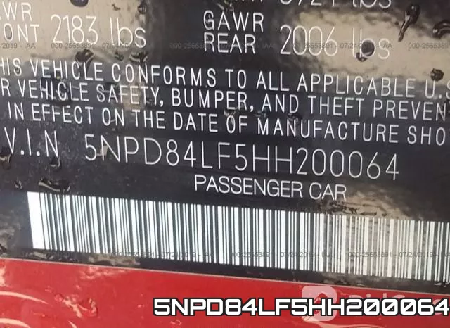 5NPD84LF5HH200064 фото 10