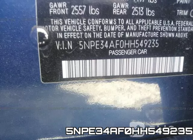 5NPE34AF0HH549235 фото 10