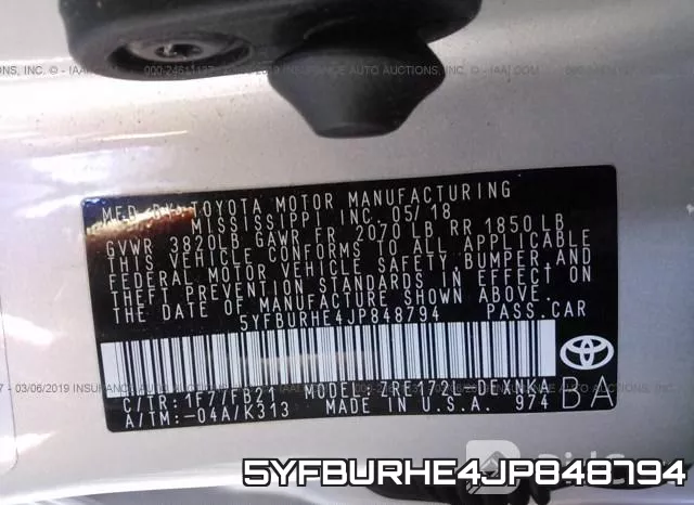5YFBURHE4JP848794 фото 10