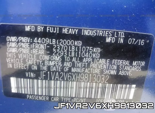 JF1VA2V6XH9813032 фото 10