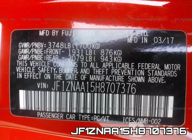JF1ZNAA15H8707376 фото 10