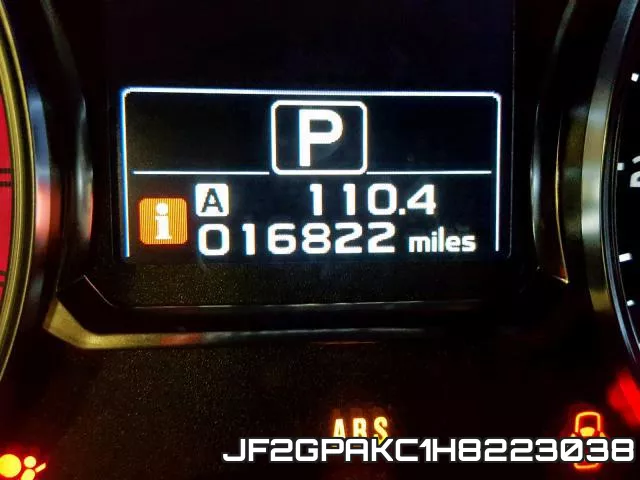 JF2GPAKC1H8223038 фото 9