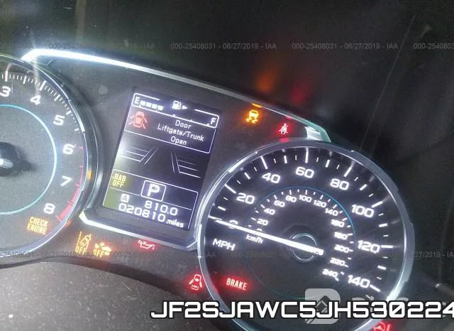 JF2SJAWC5JH530224 фото 8