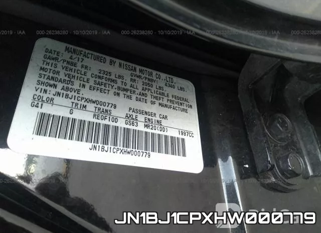 JN1BJ1CPXHW000779 фото 10