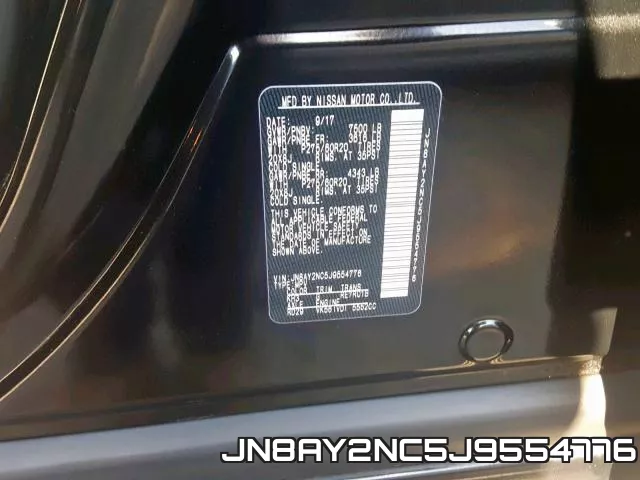 JN8AY2NC5J9554776 фото 2