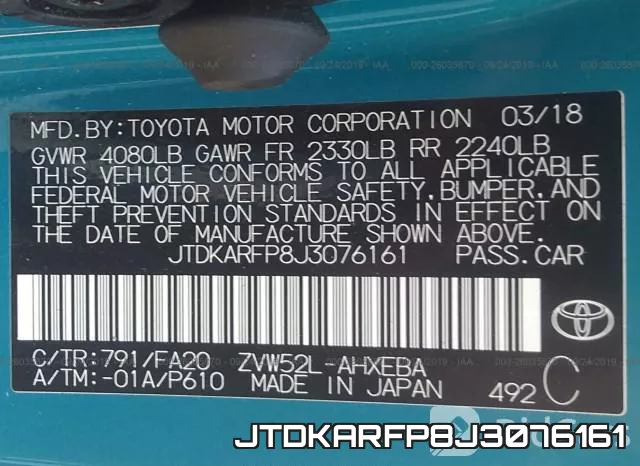 JTDKARFP8J3076161 фото 10