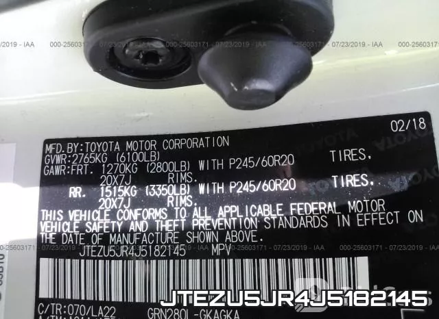 JTEZU5JR4J5182145 фото 10