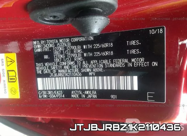 JTJBJRBZ1K2110436 фото 10