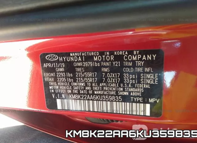 KM8K22AA6KU359835 фото 10