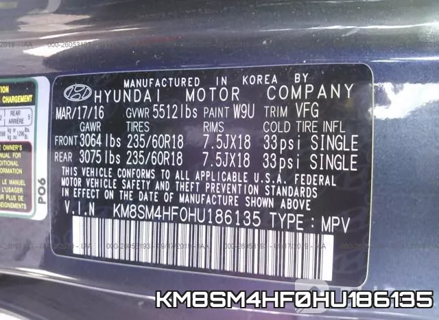 KM8SM4HF0HU186135 фото 10