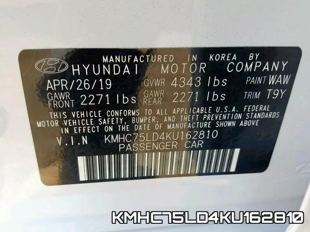 KMHC75LD4KU162810 фото 2