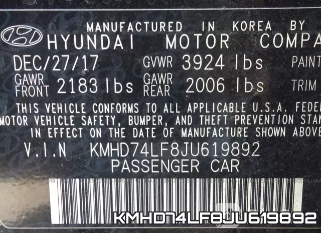 KMHD74LF8JU619892 фото 9