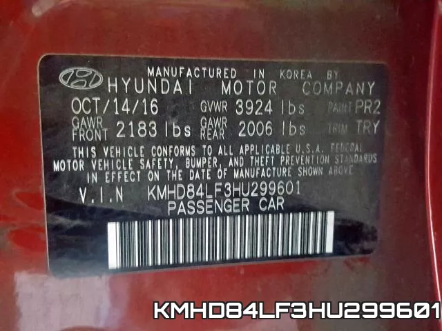 KMHD84LF3HU299601 фото 2