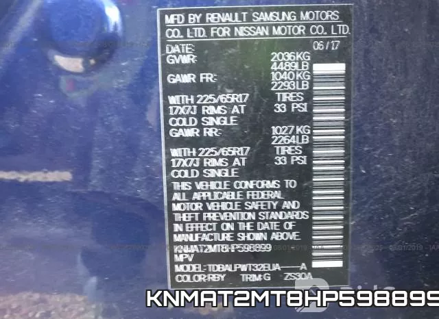 KNMAT2MT8HP598899 фото 10