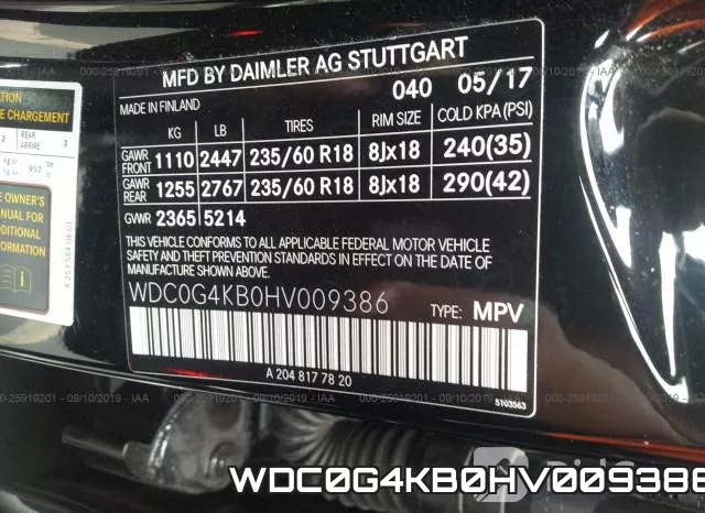 WDC0G4KB0HV009386 фото 10