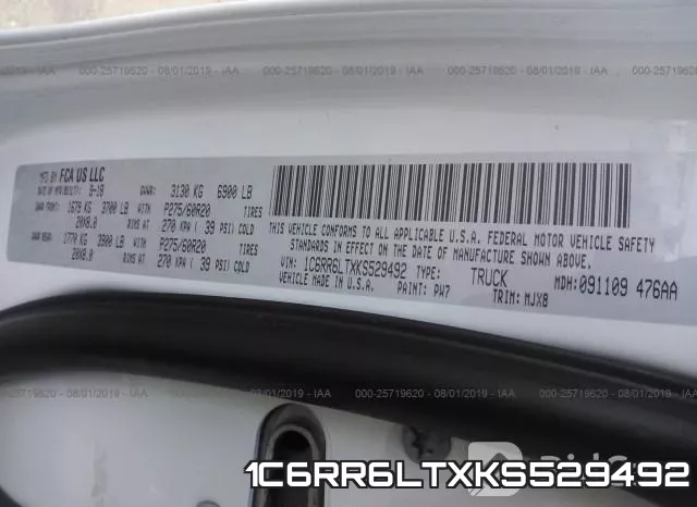 1C6RR6LTXKS529492 фото 10