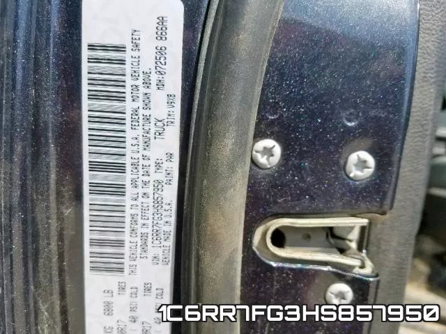 1C6RR7FG3HS857950 фото 2