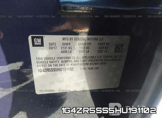 1G4ZR5SS5HU191102 фото 10
