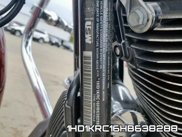 1HD1KRC16HB638288 фото 2