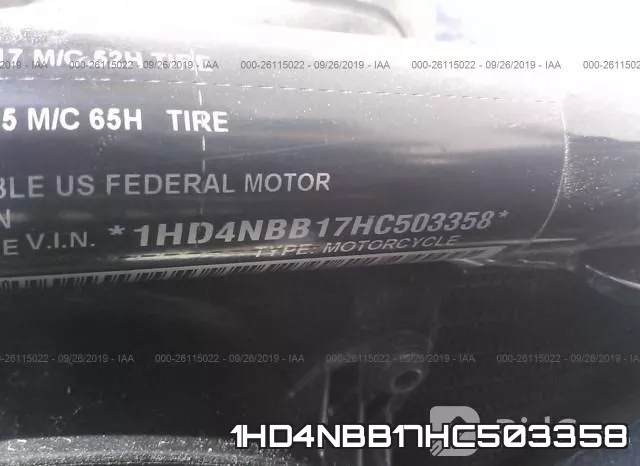 1HD4NBB17HC503358 фото 2