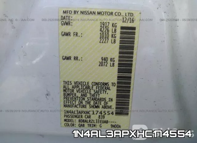 1N4AL3APXHC174554 фото 10